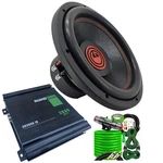 Gravity G3-12D4 12-INCH 2000W Subwoofer + AUDIO360 3000W Car Amplifier Kit. Fixed Price $199.99.