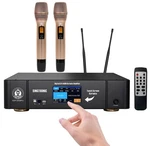 Professional 4000W Digital Karaoke Sound Amplifier W/ Touch Screen & Mics. Fixed Price $1499.01.