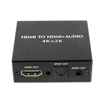 4K * 2K Stereo Audio Video Extractor Converter Hdmi+ Optical Spdif 3.5MM. Fixed Price $14.53.