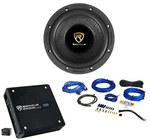 Rockville W65K9D2 6.5" 1000 Watt Car Audio Subwoofer+mono Amplifier+amp Kit. Fixed Price $164.90.