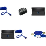 Jensen JA4B 740 Watt Channel And JA1B 470 Mono Amp Bundle With Wiring Kit. Fixed Price $319.99.