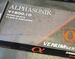 Alphasonik V1800.1D Venum Series Mono Car Audio Amplifier 3600W Rms. Fixed Price $120.00.