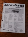 Panasonic CQ-S958EU Am Fm Cassette Service Manual. Fixed Price $17.00.