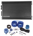 Kicker 46CXA12001 CXA1200.1 Watt Rms Mono Class D Car Amplifier+amp Kit. Fixed Price $399.99.
