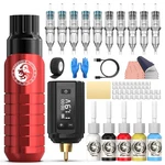 Wormhole Tattoo Kit Gun With 1200MAH Power Supply, 10PCS Needle.... Fixed Price $49.79.