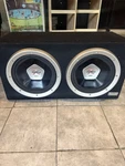 Sony Xplod 1000W Enclosed Dual Car Subwoofer Speakers. Fixed Price $125.00.
