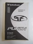 Audio Manual Rockford Fosgate Punch Amplifiers 150/200/300/400/500/700/S Cl. Fixed Price $12.95.