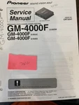 Pioneer GM-4000G GM4000F X1R/EW X1R/UC X1R/ES Service Manual **original**. Fixed Price $19.99.