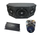 Kicker Comp C12 Triple 12" Subwoofer Loaded 1800 Watt Box & CX1200.1 Amp. Fixed Price $637.95.
