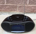 Naxa Boombox 7" Lcd Screen Tv Tuner Am/fm Radio Dvd NDL-256. Fixed Price $77.77.