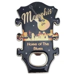 Memphis Home Of The Blues Bottle Opener Fridge Magnet Souvenir Travel Gift Usa. Fixed Price $7.59.