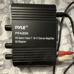 Pyle PFA300 90W Class Hi-fi 2 Ch Analog Stereo Amplifier Black. Fixed Price $22.92.