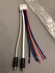 Dual TBX10A Original Wire Harness Pin Plug Rca Jack Usa Same Day Shipped. Fixed Price $13.95.
