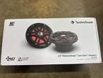 Rockford Fosgate M2-65B 6.5'' Color Optix Marine Speaker Pair 2-WAY Black New. Fixed Price $399.00.