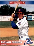 1995 Rockford Cubbies Team Issue #11 Richard Freeman Houston Texas Baseball Card. Fixed Price $12.99.
