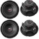 Pyle PLPW10D Power 10" 1000W Ohm Car Audio Dual Voice Coil Subwoofer (4 Pack). Fixed Price $116.99.