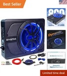 10" Ultra Slim 800W Under Seat Powered Subwoofer With Ambient Led Light. Fixed Price $156.59.
