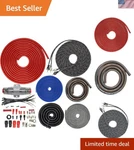2500W 4 Gauge Amplifier Kit - Enhanced Sound Quality With Complete Accessories. Fixed Price $47.49.