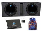 2) Planet Audio AC10D 10" 3000W Subwoofers Vented Box Channel +amp Kit. Fixed Price $307.99.
