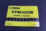 Nos Genuine Yamaha YFM100W Owners Manual Oem # LIT-11626-06-59. Fixed Price $29.95.