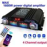 1600W Peak Power Hifi Sound Amplifier Digital 4 Channel Audio Bluetoot. Fixed Price $70.76.