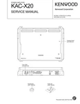 Service Manual For Kenwood KAC-X20. Fixed Price $12.40.