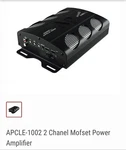 Audiopipe APCLE-1002 Chanel Mofset Power Amplifier. Fixed Price $80.00.