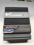Alpine V-power MRP-T130 2/1 Channel Amplifier Amazing Tuned Bass Eq. Fixed Price $110.00.