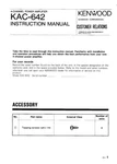Kenwood KAC-642 Amplifier Owners Instruction Manual. Fixed Price $22.24.