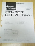Pioneer Service Manual CD-707/BK Dual Amplifier Balancer Original Repair. Fixed Price $9.98.