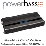 Powerbass XMA-3000D Monoblock Class Car Subwoofer Amplifier Watts. Fixed Price $1612.07.