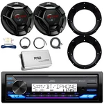 Jvc KD-X38MBS Single Din Receiver, 2X 6.5" 300W Speakers W/adapters, Amplifier. Fixed Price $329.49.