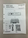 Kenwood KAC-525 Original Service Manual Free Shipping. Fixed Price $14.00.