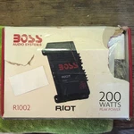 Boss Audio Systems Riot R1002 2-CHANNEL Car Amplifier 200W Rms. Fixed Price $38.00.
