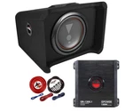Jbl Club 1000P Subwoofer 1400W + Gravity 1300W Car Audio Amp & Kit. Fixed Price $419.90.