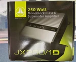 Jl Audio JX250/1D ( Nos ) Brand New W/ Free Shipping, See Pictures & Details. Fixed Price $225.00.