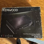 Kenwood Excelon X302-4 X-series 300W Class 4-CHANNEL Car Audio Amplifier. Fixed Price $199.00.