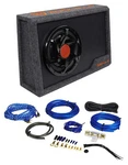 Rockville RWS10CA Slim 1000W 10" Powered Loaded Car Subwoofer Enclosure+wire Kit. Fixed Price $154.95.