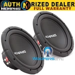 Memphis SRX1244 12" Subs 500W Dual 4-OHM Subwoofers Bass Speakers Car Audio. Fixed Price $179.99.