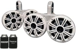 White Kicker Dual Wake Tower System With 4 6.5" Marine Speakers. Fixed Price $609.99.