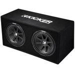 Kicker 43DC122 Comp Audio Dual 2-OHM 12" Subwoofers In Vented Box Enclosure. Fixed Price $329.99.