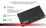 DS18 DX4 Deluxe Compact Full-range Channel Car Amplifier Class 3000 Watt. Fixed Price $269.00.
