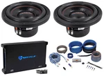 (2) American Bass XD-1022 900W 10" Car Subwoofers Subs+mono Amplifier+amp Kit. Fixed Price $414.85.