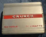 Crunch SA-1100.2 Channel 1100W Smash Car Audio Amplifier. Fixed Price $60.00.