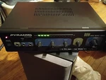 Pyramid PA105 Amplifier 80W 70V With Mic Talkover And Power Cord. Fixed Price $75.00.