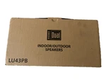 Dual Electronics LU43PB 3-WAY High Performance Outdoor Indoor Speakers / New. Fixed Price $32.99.