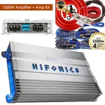 Hifonics BG-1300.1D Watts Brutus Mono Subwoofer Car Audio Amplifier + Kit. Fixed Price $164.99.