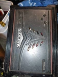 Kicker ZX750.1 1-CHANNEL Car Amp. Fixed Price $150.00.