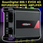 800.1 Evox - 4 Channel Soundigital Amplifier Watts Factory Refurbished. Fixed Price $299.99.