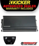 Kicker 46CXA1800.1 Amplifier + 46CXARC Bass Knob Bundle. Fixed Price $539.98.